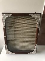 Rare vitrine bois et Argent 925