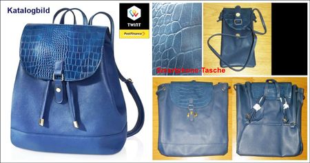 Set mit kleinem Rucksack und Smartphone-Tasche, fabrikneu