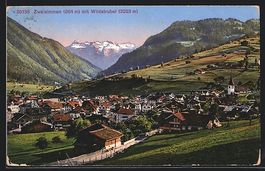 Zweisimmen, Teilansicht mit Wildstrubel