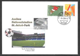 Sonderbrief Fussball Ausbau Stadium Basel 9.2.2005