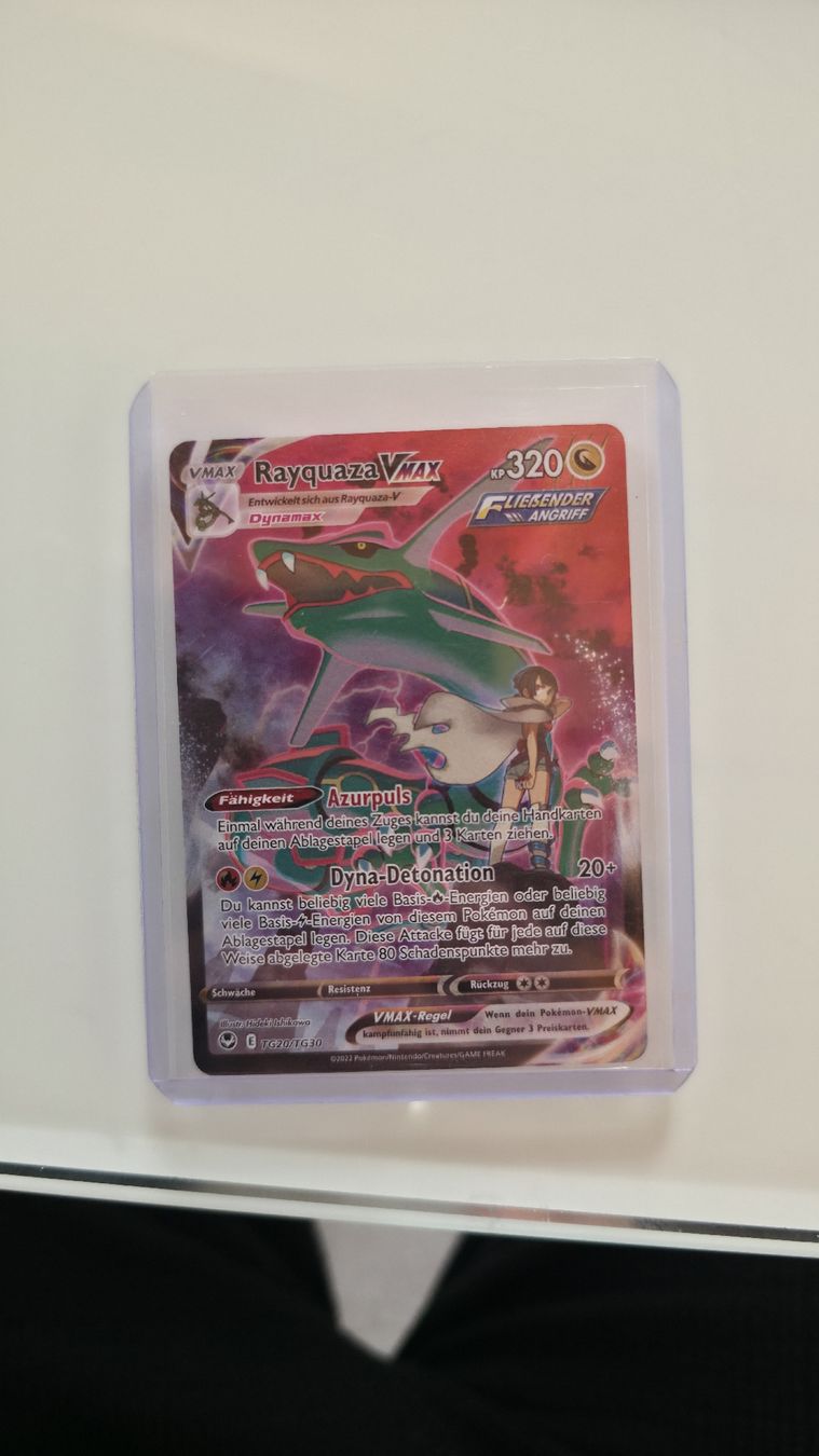 Pokémon Sammelbilder & Trading cards: Rayquaza VMAX Silberne Sturmwinde DE – Neu (gemäss Beschreibung) aus Neftenbach von Raphrazap