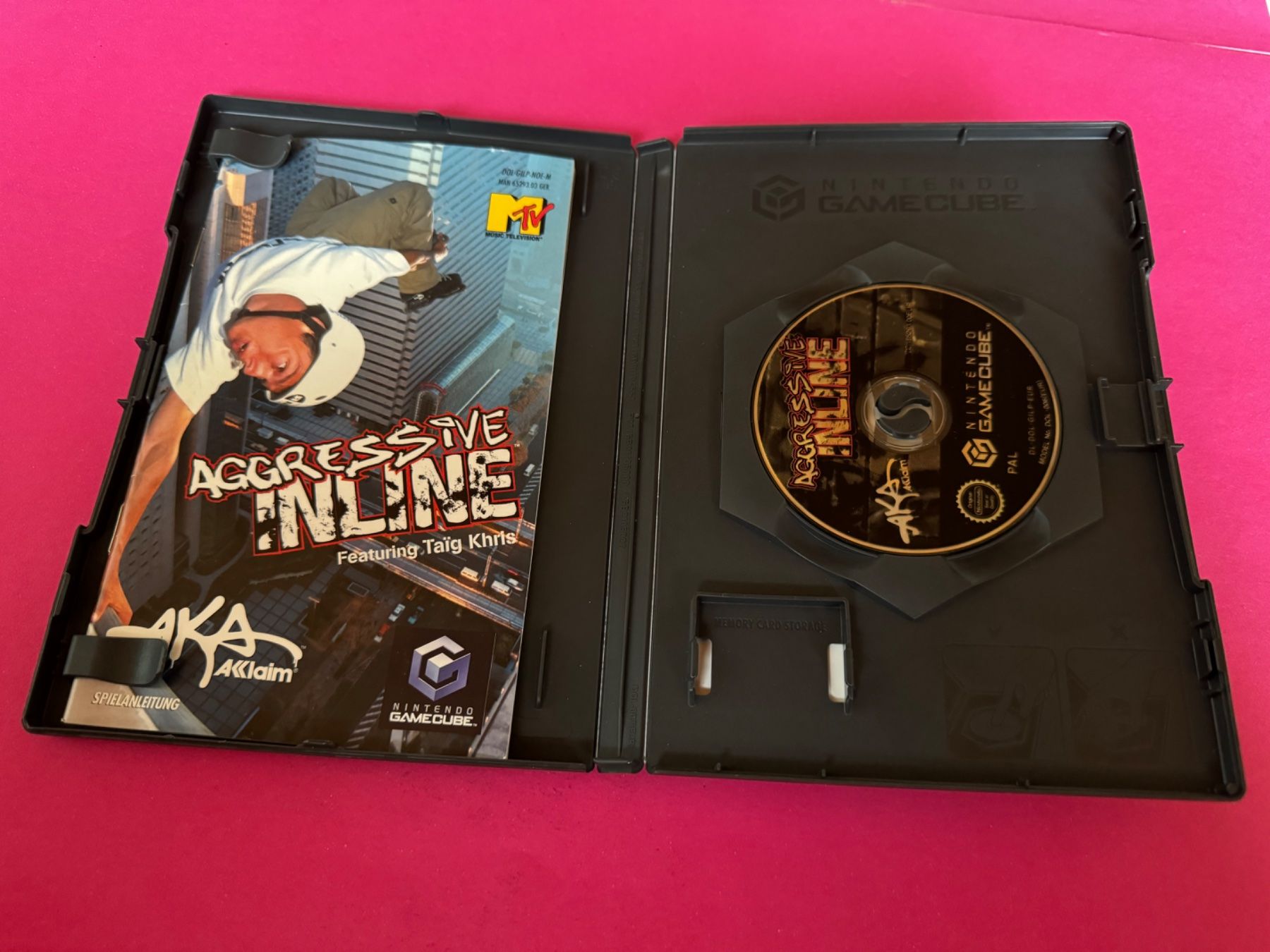 Nintendo Giochi: AGGRESSIVE INLINE SPIEL FÜR NINTENDO GAMECUBE – Usato da Hägendorf venduto da Briansgameshop 1