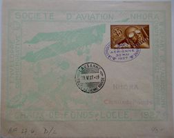 1927 NHORA Vol Chaux-de-Fonds - Le Locle