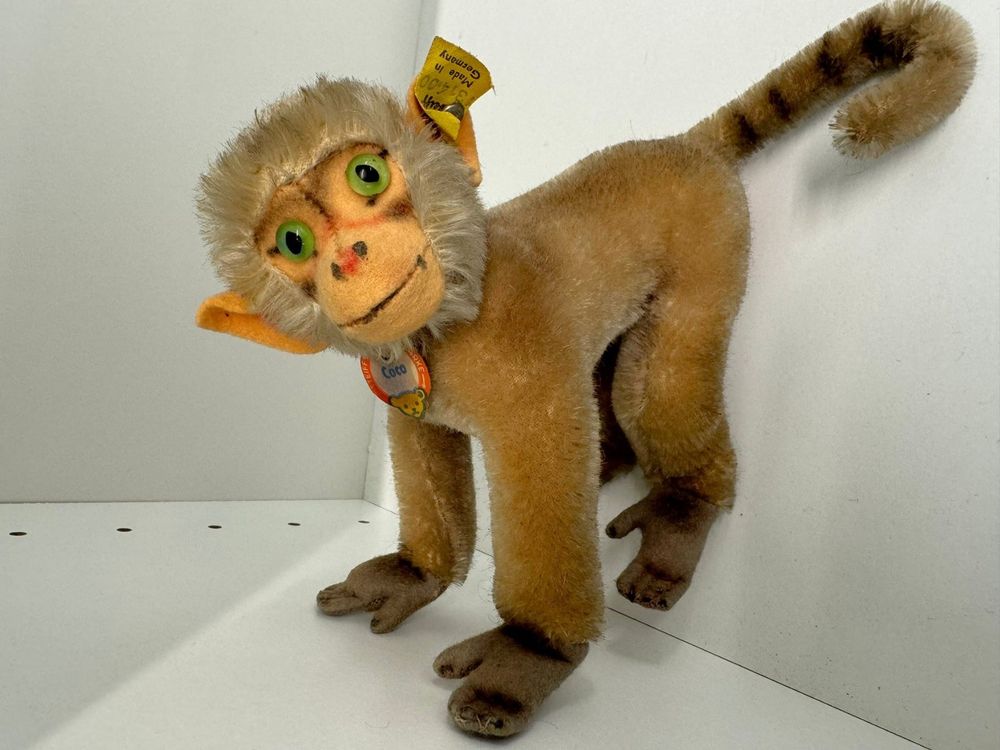 Antiker STEIFF Affe COCO in TOP Zustand ALLE Marke vorhanden (Gebraucht ...