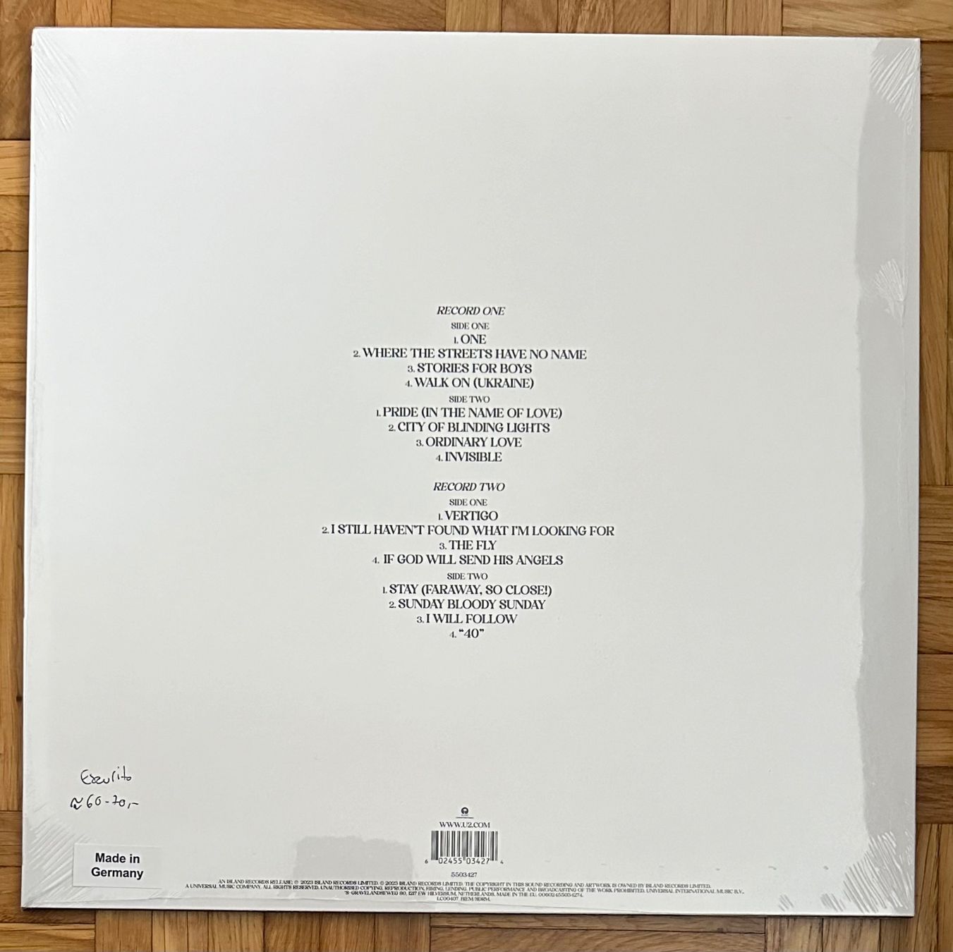 Schallplatten: LP - U2 - Songs Of Surrender – Neu und originalverpackt aus Breganzona von Onairda75 1