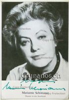 Marianne Schönauer (1920-1997) Schauspielerin - sign. Foto
