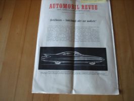 Separatdruck Automobil Revue 01/1957 - Top Zustand