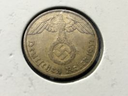Drittes Reich 10 Reichspfennig 1937 F