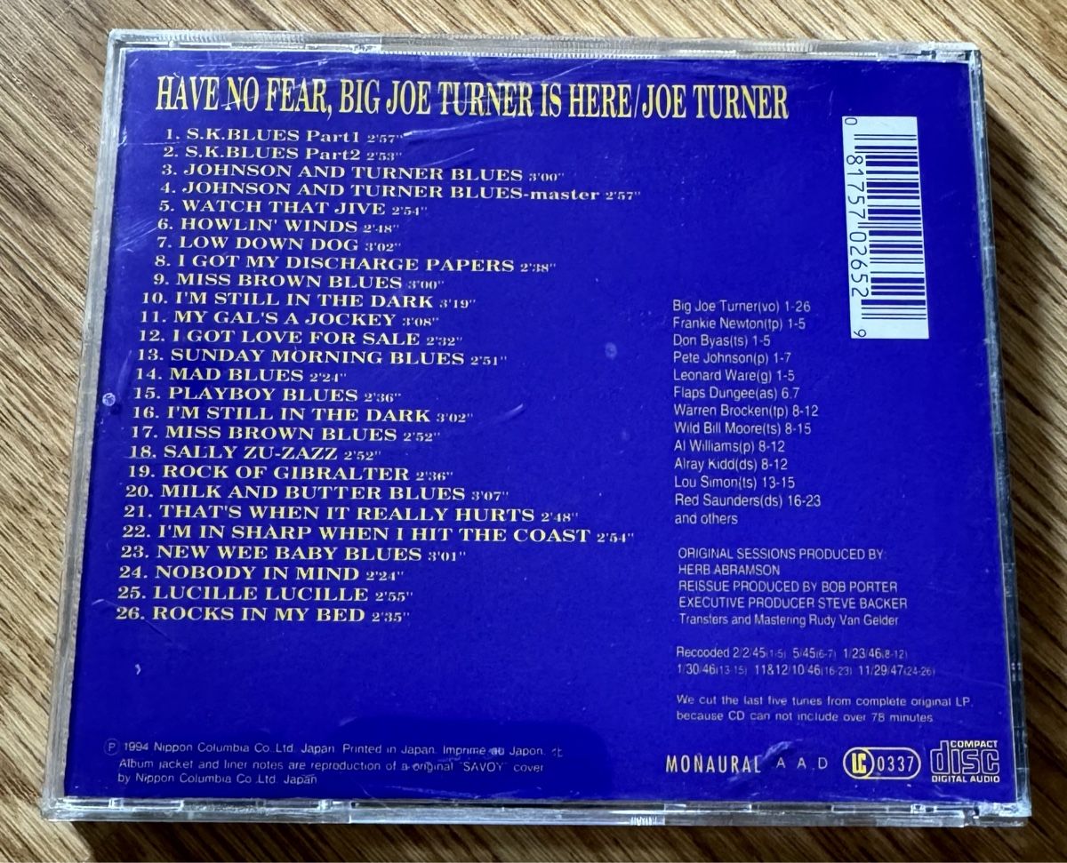 CDs: Big Joe Turner  – Gebraucht aus Dietikon von  1