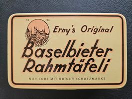 Blechdose Erny's Baselbieter Rahmtäfeli