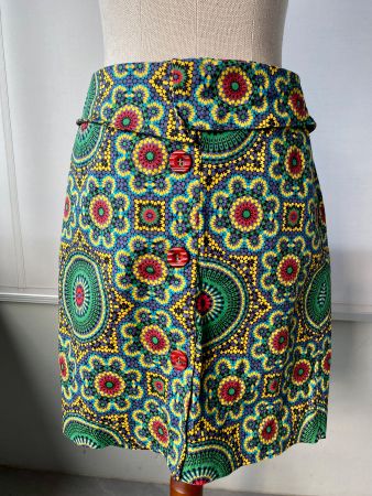 Handgefertigter Jupe/Rock bunt – Gr. 42 – Unikat
