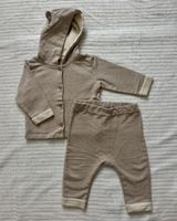 Baby Set Gr. 74 – Kapuzenjacke & Hose, beige