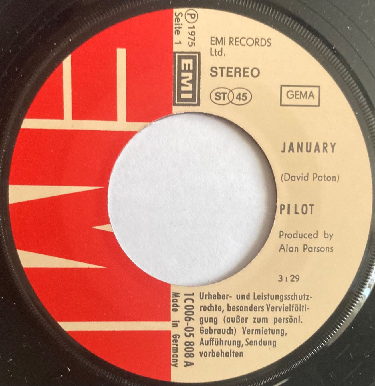 Schallplatten: PILOT - JANUARY – Gebraucht aus Poliez-Pittet von Newtown-Records 2