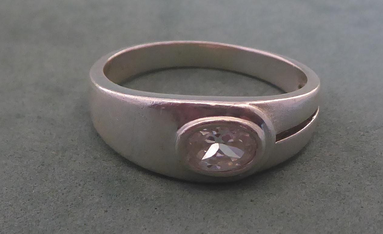 Anelli: Ring 925 Silber mit synthetischem Stein – Usato da Muri AG venduto da silvermouse007 2