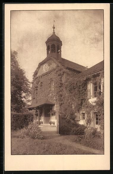 Cartoline postali: AK Satigny, Temple, Ansicht der Kirche – Usato da Berlin venduto da bartko-reher