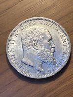 3 Mark Württemberg 1910 deutsches Reich Silber