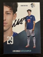 Original Autogrammkarte Levin Winkler FCL Saison 2024/2025