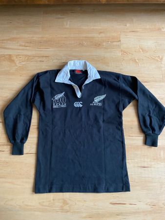 Canterbury of new Zealand rugby all blacks trikot small 1992