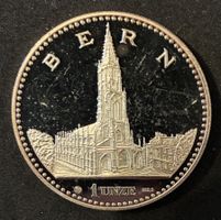 1 Unze 999er Fein Silber Helvetiataler Bern
