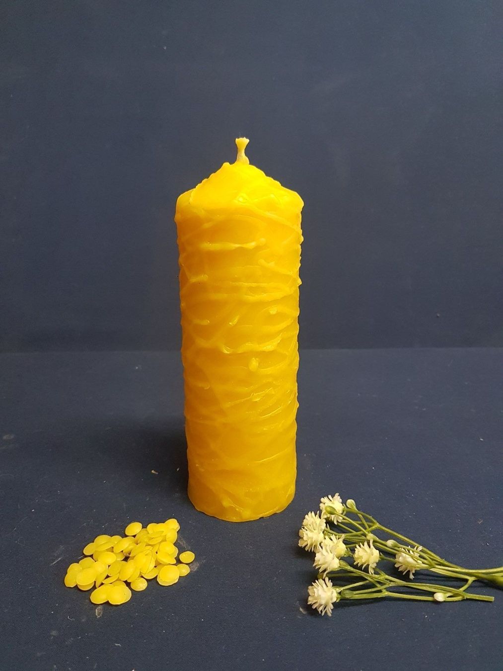Candele: Bienenwachskerze, Stumpenkerze – Nuovo (secondo la descrizione) da Jegenstorf venduto da pluesch94