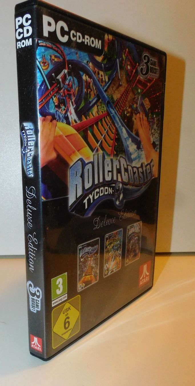 Spiele: Game Videospiel PC - CD-Rom Roller Coaster Tycoon 3  - 2004 – Gebraucht aus Sursee von 76 1
