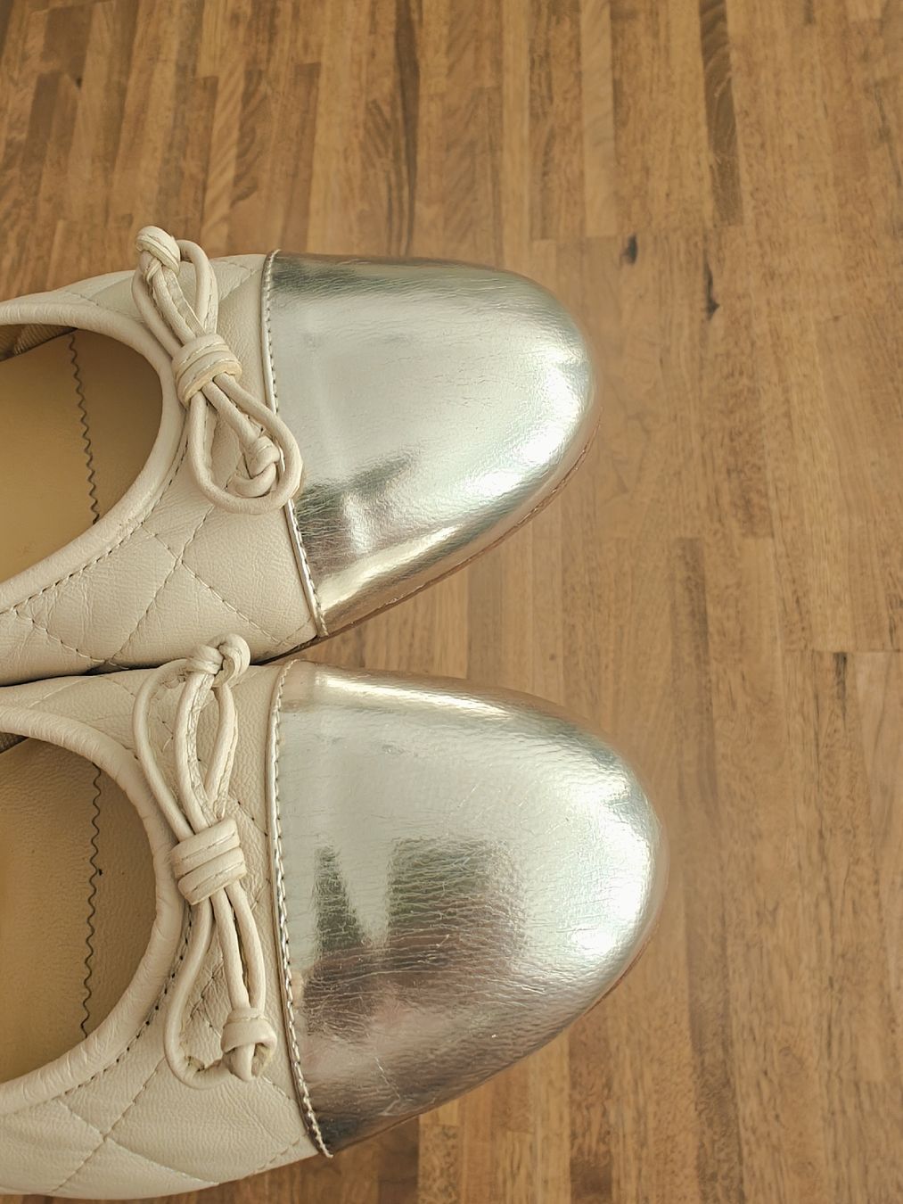 Brunate Damenschuhe: Brunate Quilted Leather Ballet Flats – Gebraucht aus Wabern von kat_w92r 4