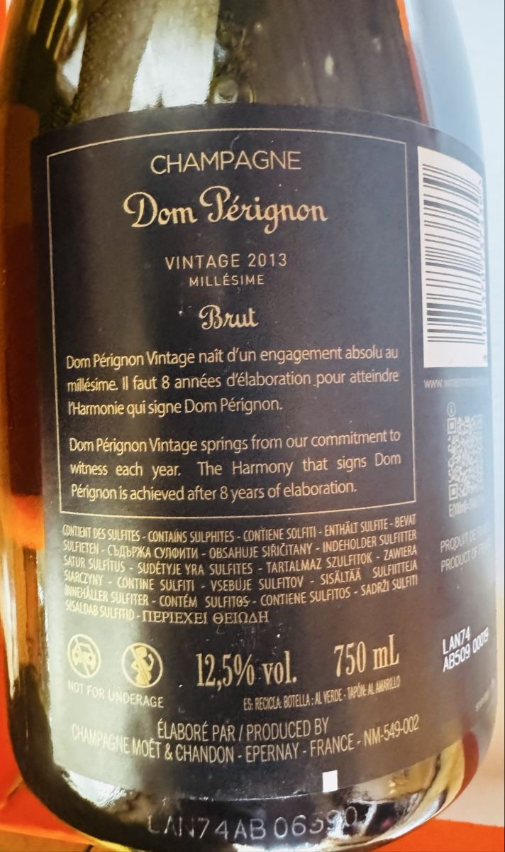 Dom Pérignon Spirituosen: Dom Perignon, Luminus 2013  – Neu und originalverpackt aus Frauenfeld von hase1294 2