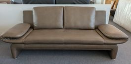 Sofa 2,5-sitzig, 189 cm, Leder Nappa, verstellbare Armlehnen