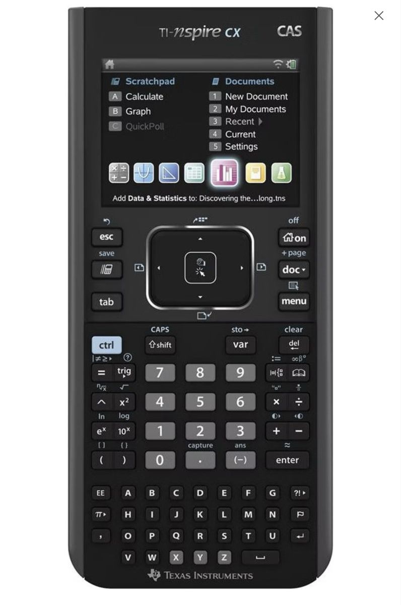 Texas Instruments Calcolatrici tascabili: TI Nspire CX CAS Taschenrechner, Texas Instruments – Nuovo (secondo la descrizione) da Glattbrugg venduto da elo_ppw8