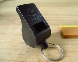 Bakelit Trillerpfeife Pfeife Vintage 1930, ACME, England