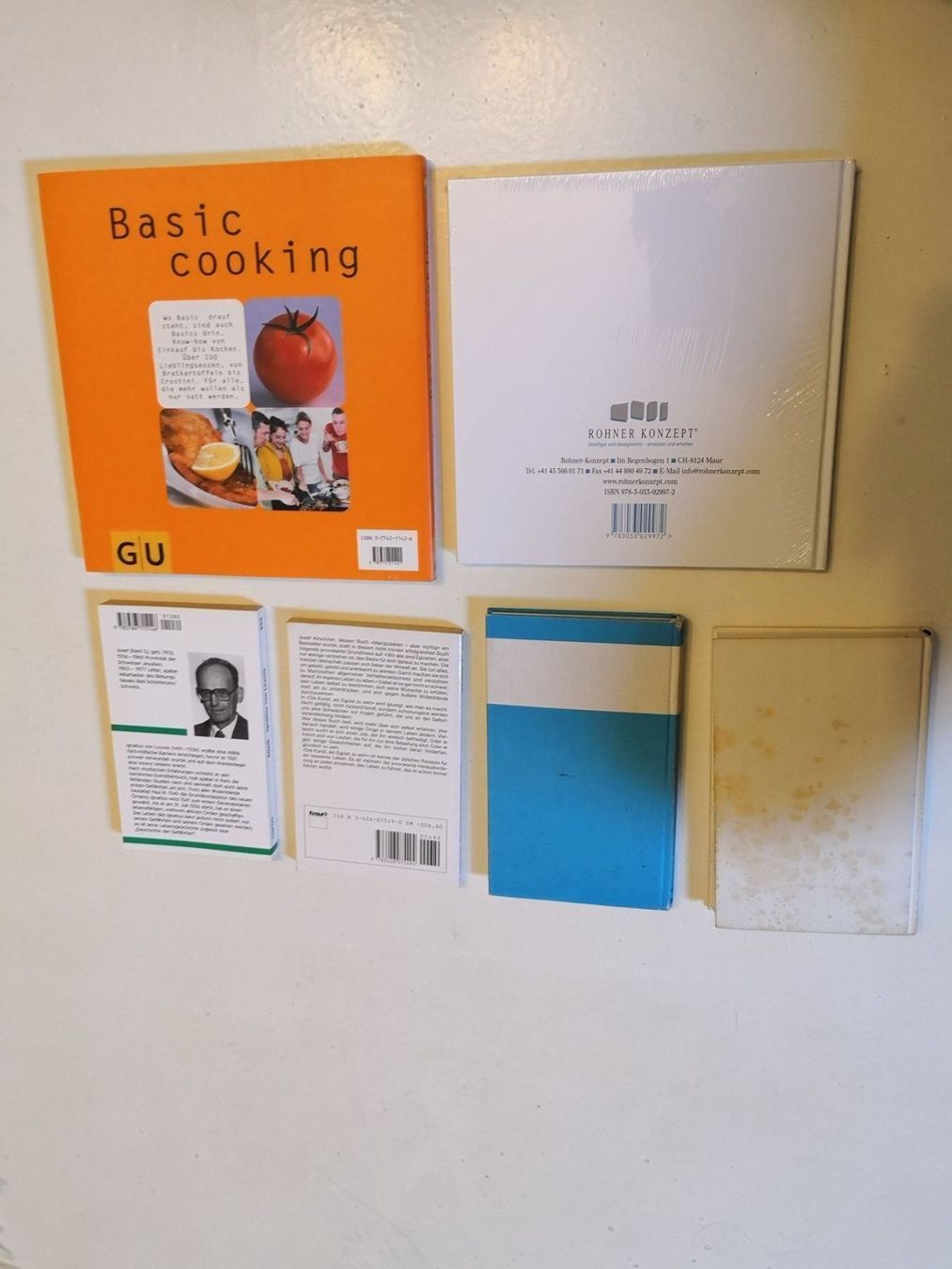 Libri: 🤩6 STK BÜCHERPAKET: GU BASIC COOKING, ROHNER KONZEPT & CO. – Usato da Olten venduto da Naja-Twins-Twins 6