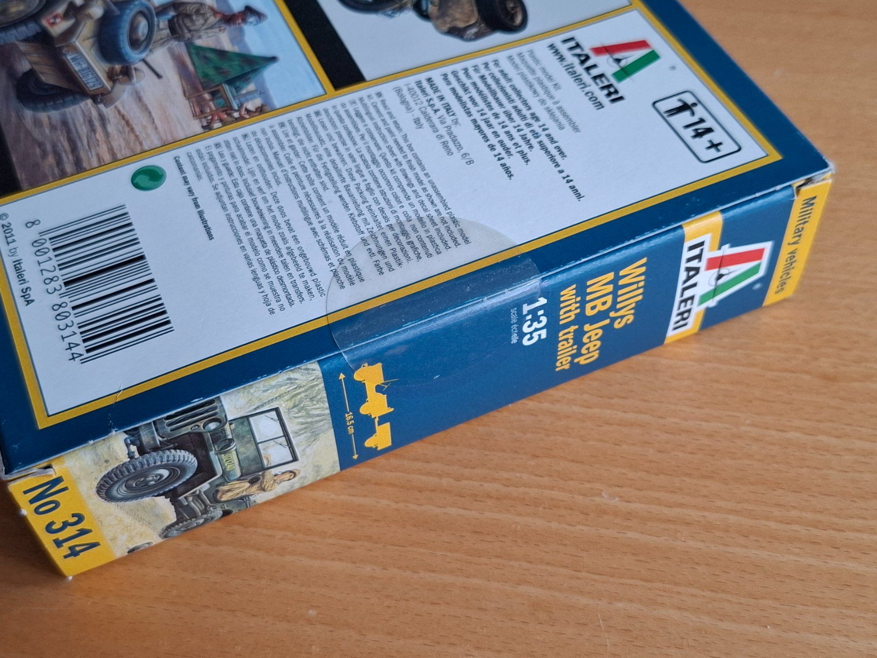 Italeri Kit di modellismo & Modellini statici: Italeri 1/35 "Willys MB Jeep with trailer" – Nuovo e nell'imballaggio originale da Diepoldsau venduto da beeteutel 1
