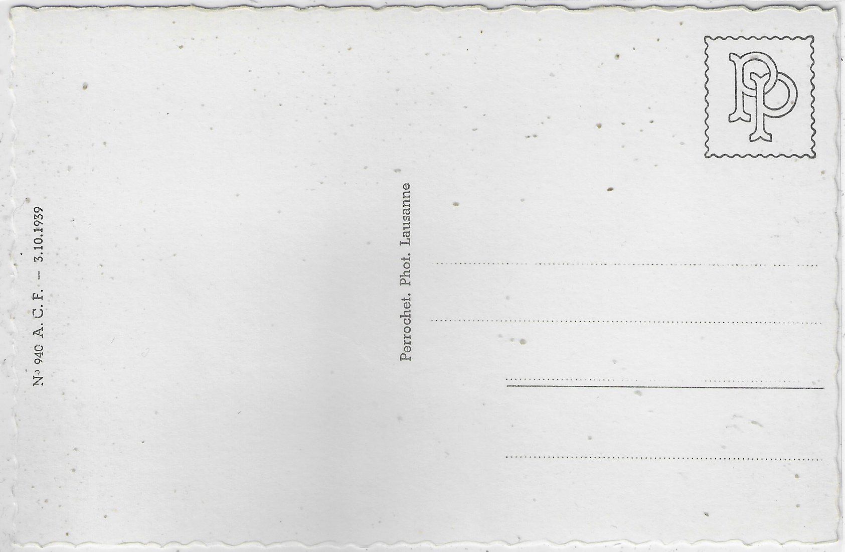 Cartes postales: Chandolin - Vue generale – D'occasion à Ettingen par Kartenplanet 1