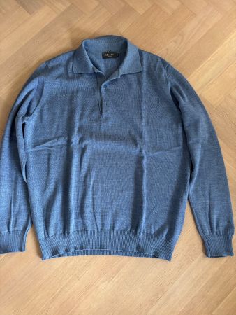 März München Merino Pullover mit Polokragen in Grösse 50