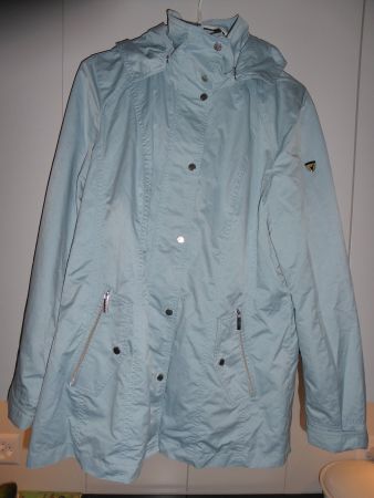 Hellblaue Fuchs Schmitt Damen-Regenjacke Rainwear Gr-L Top