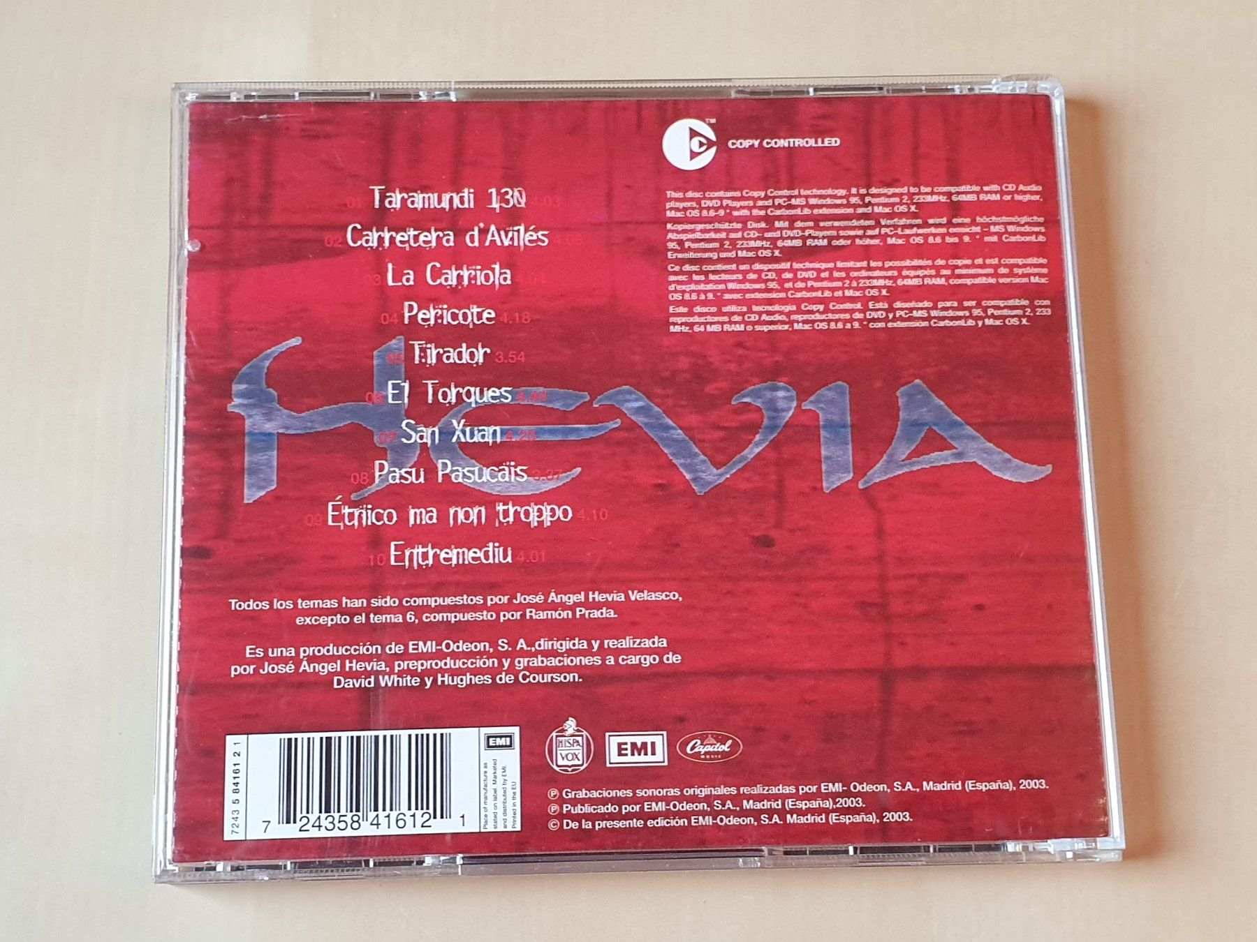 CD: Hevia Etnico ma non troppo – Usato da Stansstad venduto da collectorsshop 1