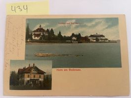 Ansichtskarte Schloss und Bad Horn, Bodensee, 1912
