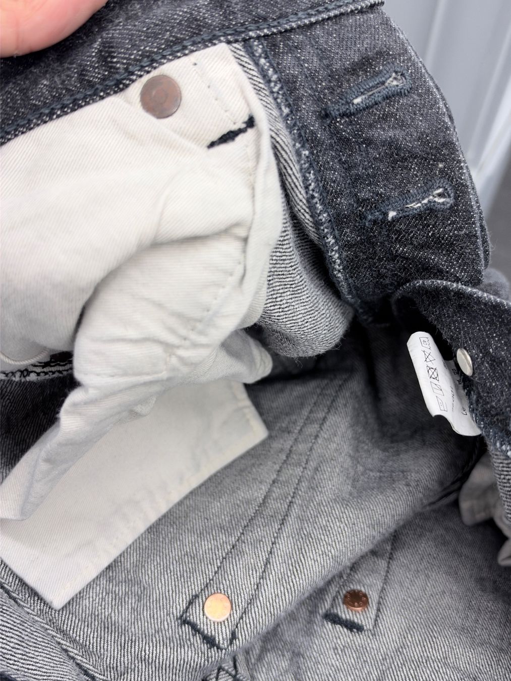 Jeans: Fullcount Selvedge Jeans Anthrazit Grösse 27 Osaka Five – Usato da Zürich venduto da serraphim 2