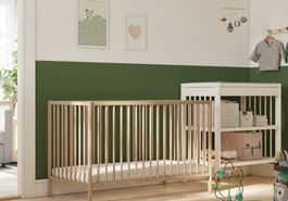 IKEA SNIGLAR Babybett (60x120 cm) + Matratze & Bezug