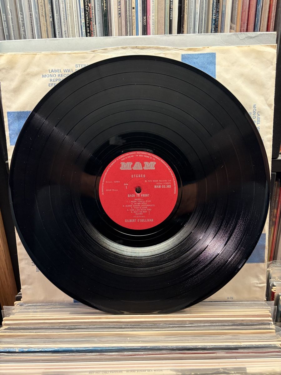 Schallplatten: Gilbert O'Sullivan - Back to Front – Gebraucht aus Gunzwil von Gitarrenmark 1