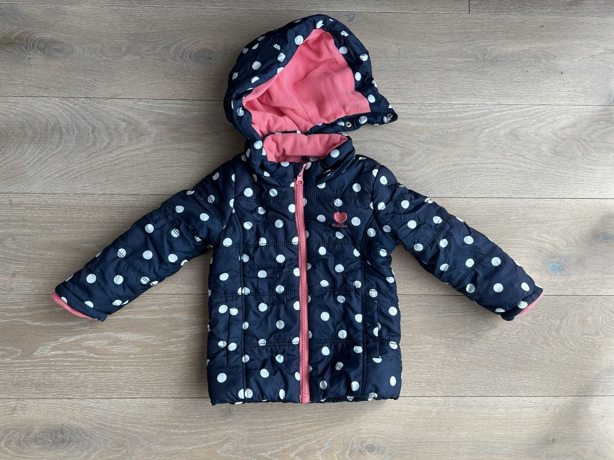 Giacche & Cappotti: Mädchenjacke mit Polka-Dot-Muster, Größe 110 – Usato da Frick venduto da bla_zt9f 1