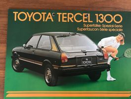 Toyota Tercel Prospekt selten rar