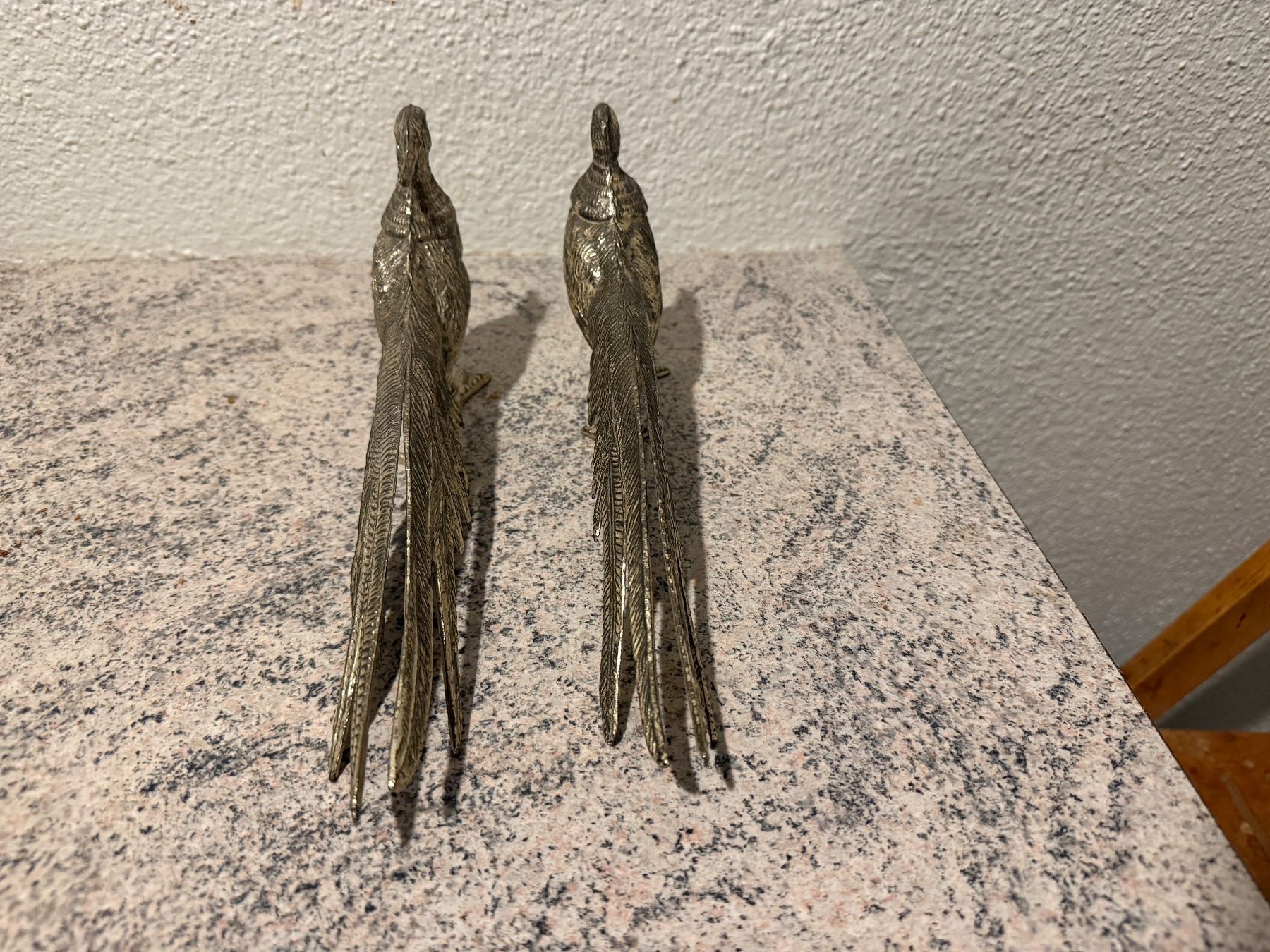 Sculture & Statue: Vintage Fasanenfiguren versilbert – Usato da Frenkendorf venduto da autodiscount4123 3