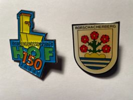 2 Pins für Rorschacherbergler; 90er