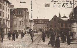 St. Gallen SG Neugasse belebt