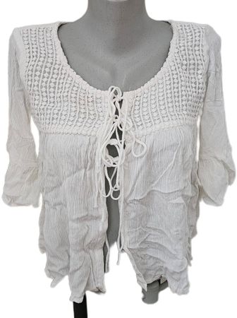 Boho Shabby Bolero Jäckli Gr. XXS / XS zum Binden