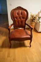 Eleganter antiker Armlehnstuhl / Fauteuil – Vintage 