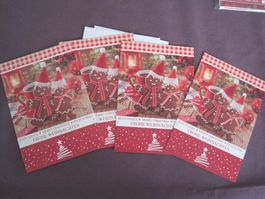 4 gleiche Weihnachtskarten mit Couvert (3)