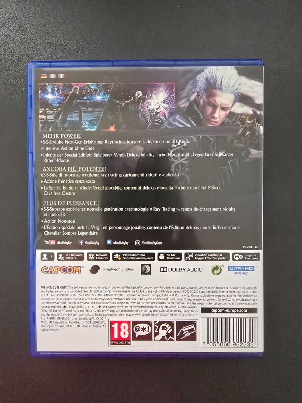 Sony Spiele: Devil May Cry 5 Special Edition für PS5 – Gebraucht aus Chur von 1996hiphop 1