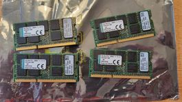 4x Kingston RAM 8GB DDR3L unbuffered SO-DIMM 1600MHz (32 GB)